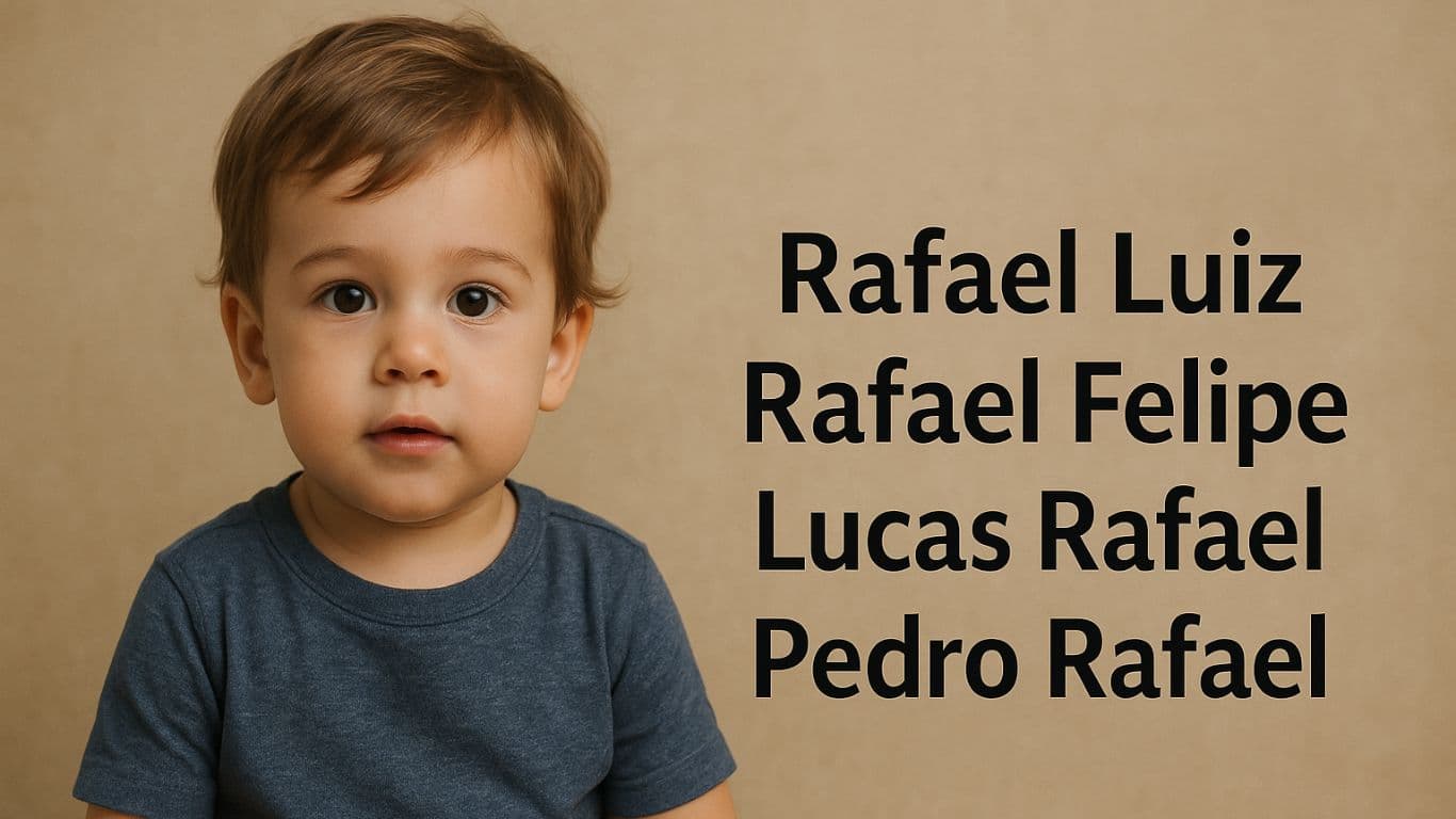 70 nomes que combinam com Rafael para bebês com significado forte